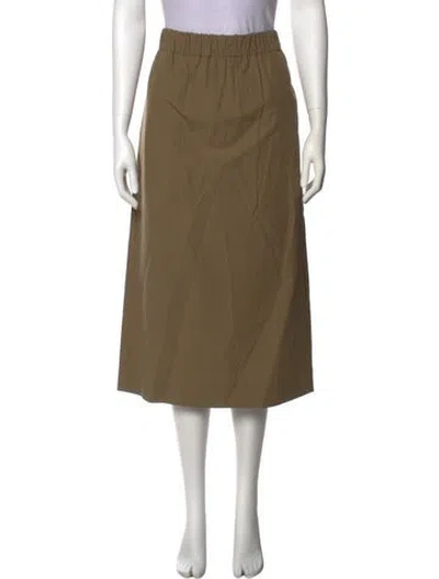 Pre-owned Gauchère Midi Length Skirt W/ Tags In Green