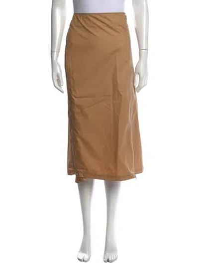 Pre-owned Gauchère Midi Length Skirt W/ Tags In Neutrals