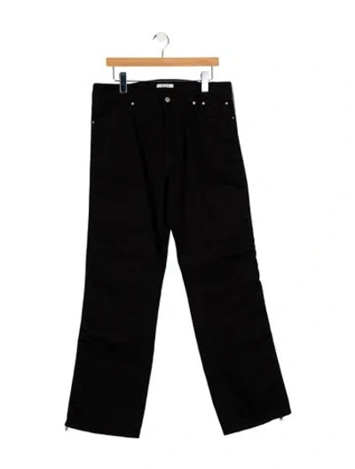 Pre-owned Gauchère Mid-rise Wide Leg Jeans In Black