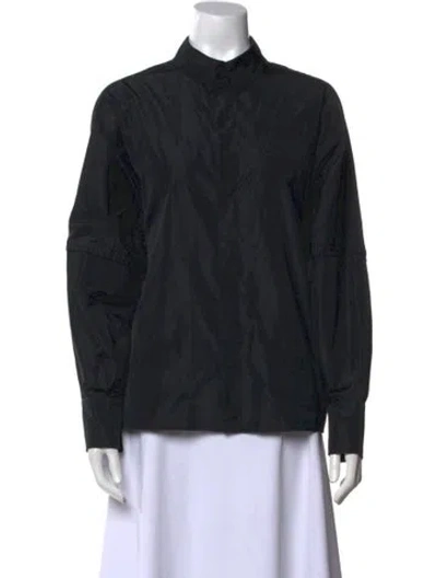 Pre-owned Gauchère Mock Neck Long Sleeve Sweatshirt In Black