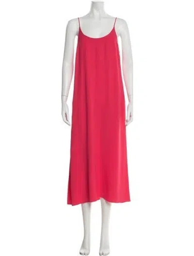 Pre-owned Gauchère Scoop Neck Midi Length Dress W/ Tags In Multicolor