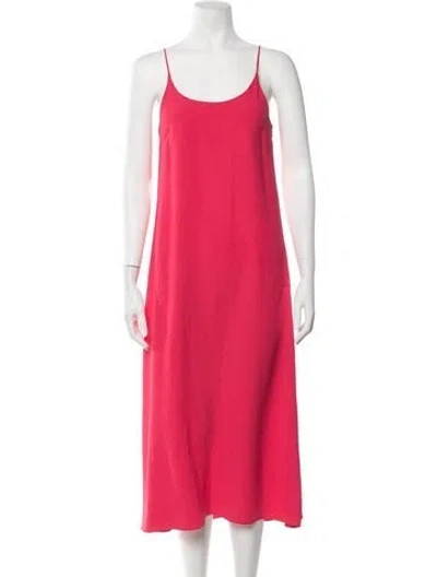 Pre-owned Gauchère Scoop Neck Midi Length Dress W/ Tags In Multicolor