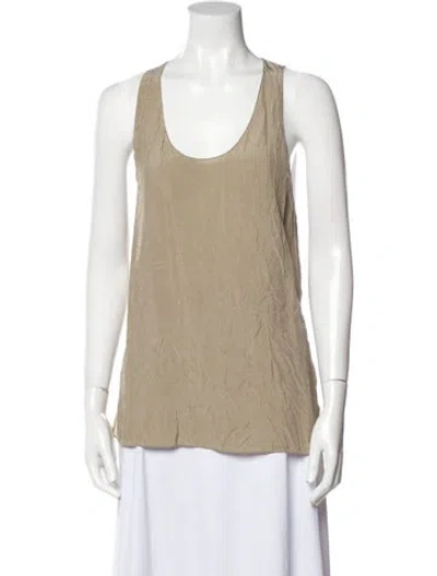 Pre-owned Gauchère Scoop Neck Sleeveless Top W/ Tags In Neutral