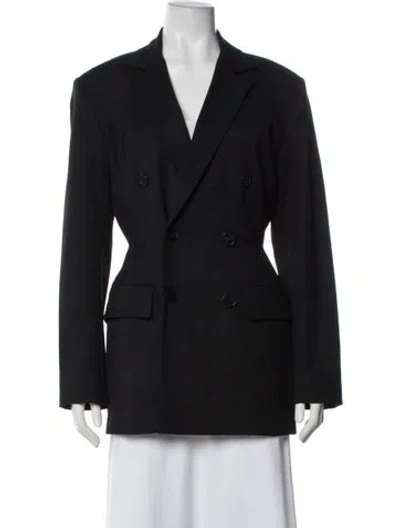 Pre-owned Gauchère Virgin Wool Blazer In Black