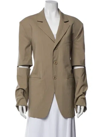Pre-owned Gauchère Virgin Wool Blazer In Neutral