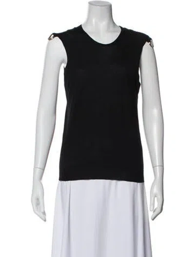 Pre-owned Gauchère Virgin Wool Crew Neck Top In Gray