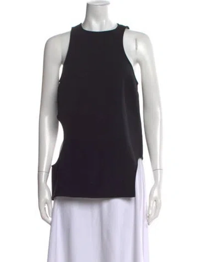 Pre-owned Gauchère Virgin Wool Crew Neck Top W/ Tags In Black