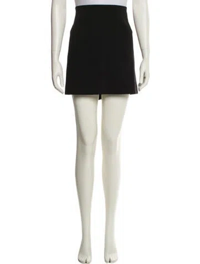 Pre-owned Gauchère Virgin Wool Mini Skirt In Black
