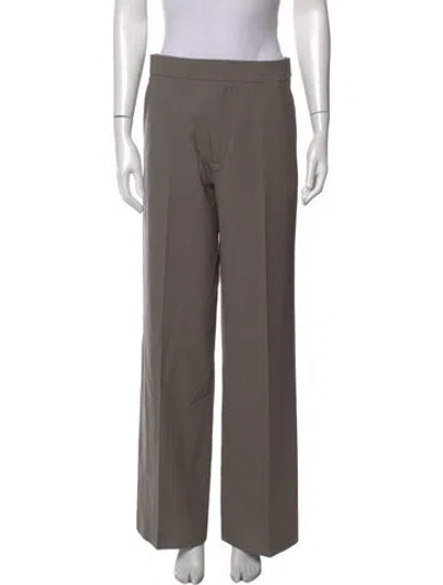 Pre-owned Gauchère Virgin Wool Wide Leg Pants In Grey