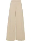 Gauchère Wide-leg Jersey Trousers In Neutrals