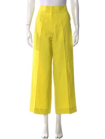 Pre-owned Gauchère Wide Leg Pants In Yellow