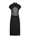 Gauchère Gauchere Woman Midi Dress Black Size 4 Viscose In Black