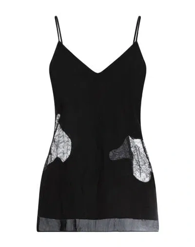 Gauchère Gauchere. Woman Top Black Size 4 Viscose, Polyamide