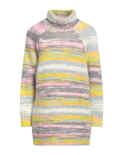 Gauchère Gauchere. Woman Turtleneck Yellow Size 4 Mohair Wool, Polyamide, Virgin Wool