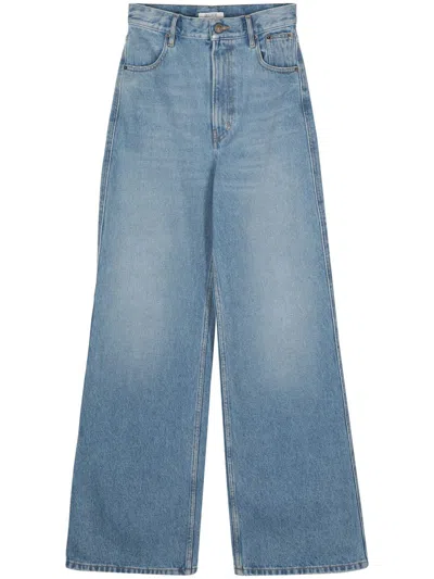 Gauchère High-waist Wide-leg Jeans In Blue