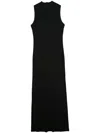 Gauchère Open-back Ribbed Stretch-cotton Maxi Dress