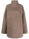 Gauchère Roll-neck Drop-shoulder Jumper
