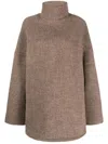 Gauchère Roll-neck Drop-shoulder Jumper