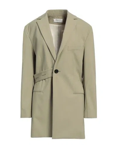 Gauchère Gauchere Woman Blazer Sage Green Size 6 Polyester, Virgin Wool, Elastane