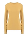 Gauchère Gauchere Woman T-shirt Mustard Size Xs Tencel, Polyester In Yellow