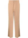 Gauchère Halbhohe Straight-leg-hose In Neutrals