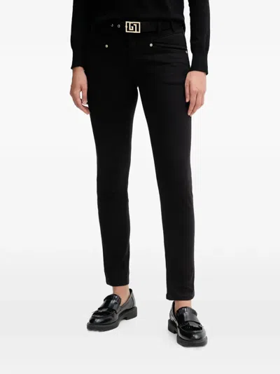 Gaudì Belt-embellishment Jeans In Black