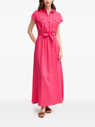 Gaudì Belted Dress In Pink