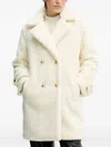 Gaudì Buttoned-cuff Coat In Neutral
