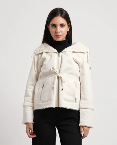 Gaudì Coats In Bianco Neutri