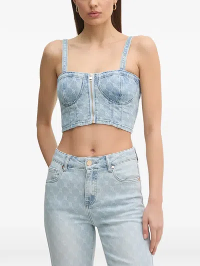 Gaudì Denim Top In Blue