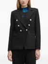 Gaudì Double-breasted Blazer In Black