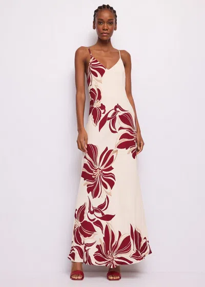 Gaudì Dress With Shoulder Straps Woman Buttercream In Multi