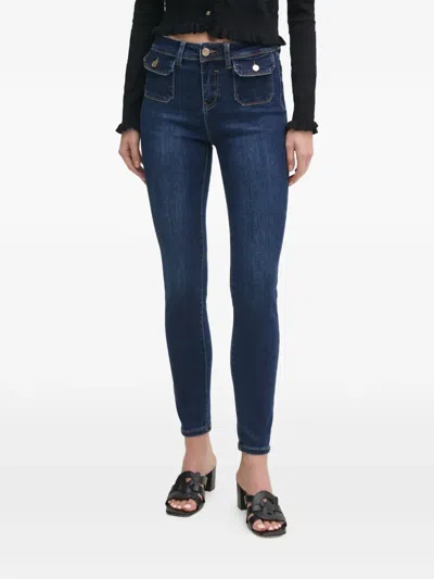 Gaudì Flap-pocket Jeans In Blue
