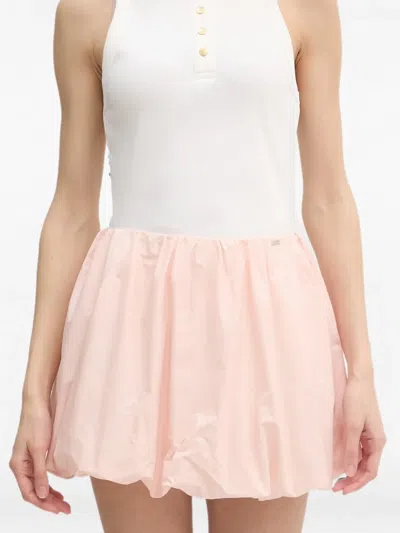 Gaudì Gathered Bubble-hem Mini Skirt In Purple