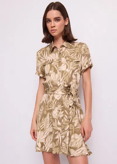 Gaudì Green Woman Dress In Neutral