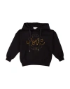 Gaudì Jeans Toddler Girl Sweatshirt Black Size 4 Cotton In Black