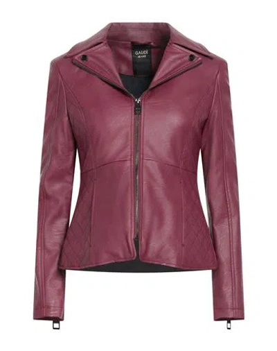 Gaudì Jeans Woman Jacket Mauve Size 6 Viscose In Purple