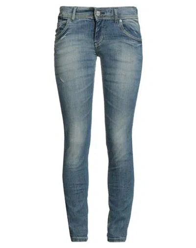 Gaudì Jeans Woman Jeans Blue Size 28 Cotton, Elastane