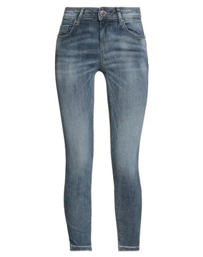 GAUDÌ GAUDÌ JEANS WOMAN JEANS BLUE SIZE 32 COTTON, ELASTOMULTIESTER, ELASTANE