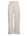 Gaudì Jeans Woman Pants Beige Size 12 Polyester, Viscose, Elastane In Multi