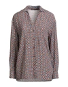 Gaudì Jeans Woman Shirt Chocolate Brown Size 12 Viscose In Brown