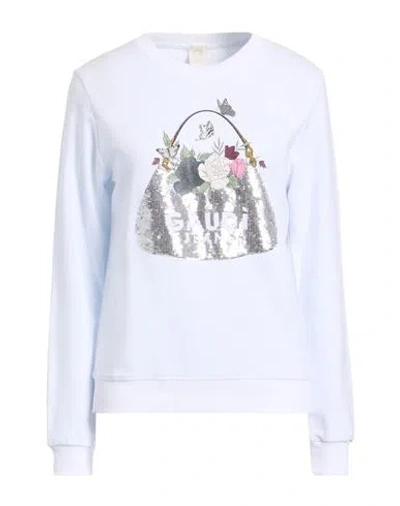 Gaudì Jeans Woman Sweatshirt White Size M Cotton, Elastane
