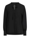 Gaudì Jeans Woman Top Black Size 8 Polyester