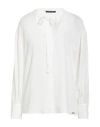 Gaudì Jeans Woman Top White Size 8 Polyester In White