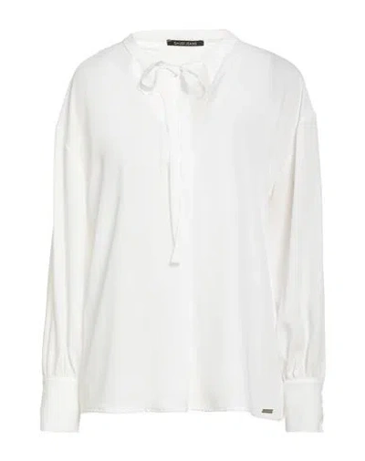 Gaudì Jeans Woman Top White Size 8 Polyester
