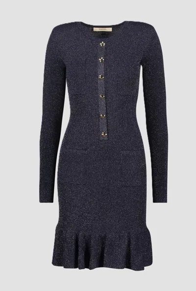 Gaudì Knitted Dress With Blue Buttons