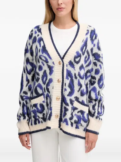Gaudì Leopard-print Button-up Cardigan In Multi