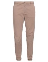 Gaudì Man Pants Light Brown Size 38 Cotton, Elastane In Beige