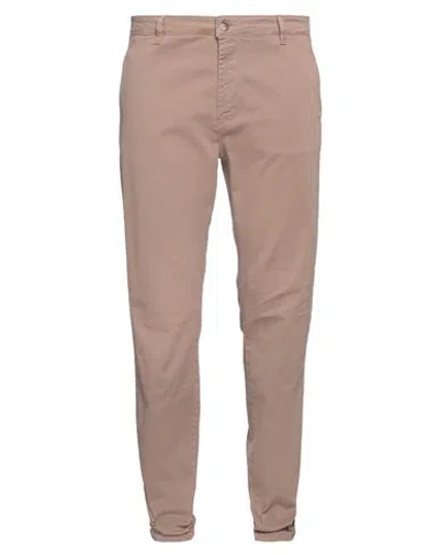 Gaudì Man Pants Light Brown Size 36 Cotton, Elastane In Beige