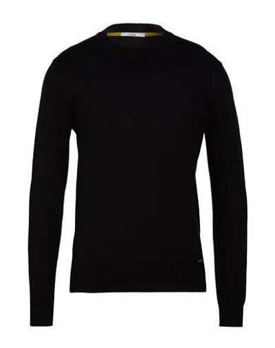 Gaudì Man Sweater Black Size S Viscose, Polyimide